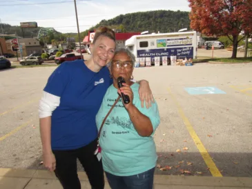 Hygiene Donations Fill Wheeling Health Right's Mobile Unit